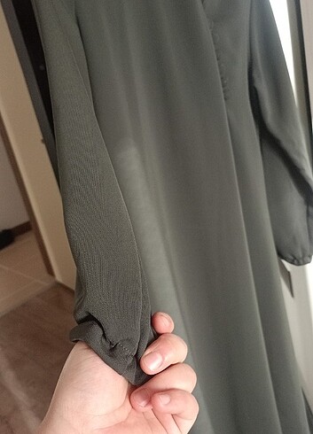 Diğer Haki yeşili kumaş elbise