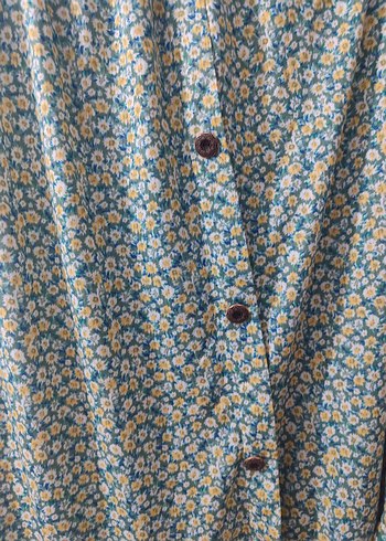 Çiçek Desenli Uzun Bohem Etek - Görsel 2