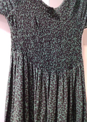 Örgü  Yeşil elbiae - Görsel 3