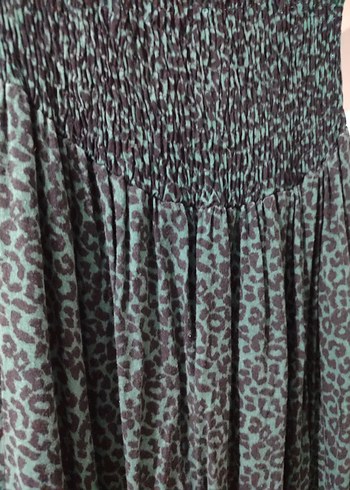 Örgü  Yeşil elbiae - Görsel 2