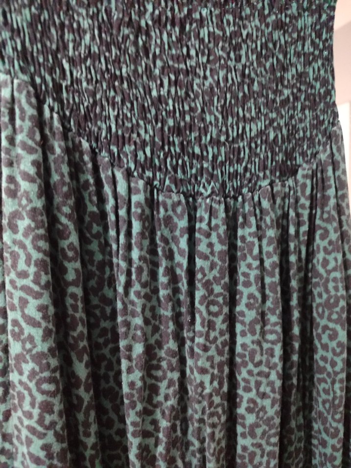 Örgü  Yeşil elbiae - Görsel 2