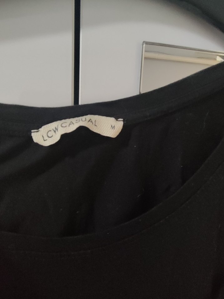 Kemerli Siyah elbise - Görsel 3