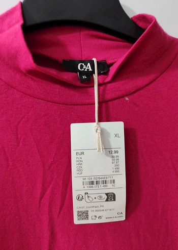 Pembe Kadın Uzun Kollu Sweatshirt - Görsel 4