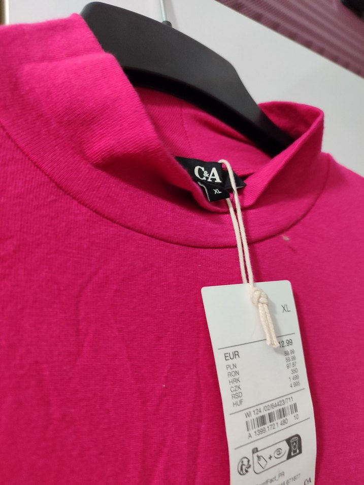 Pembe Kadın Uzun Kollu Sweatshirt - Görsel 3