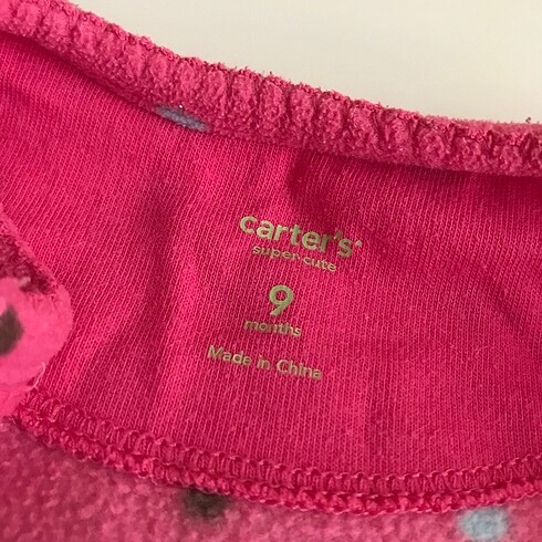 9 Ay Beden Carters polar tulum