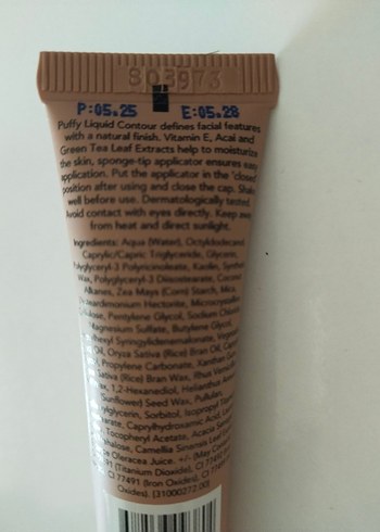 Beden Renk Flormar Puffy Liquid Contour 001 Amber Rengi