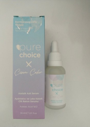 Pure Choice X Çisem Çakır Azelaik Asit Cilt Bakım Serumu 30ml