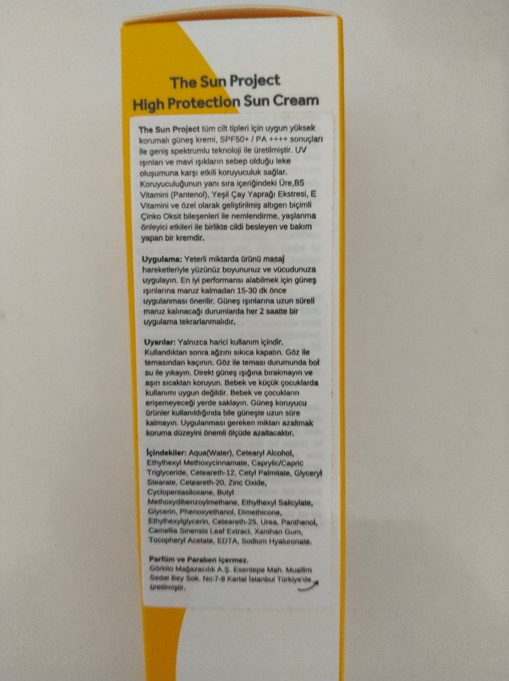 The Sun Project SPF 50+ Geniş Spektrumlu Güneş Kremi - Görsel 5