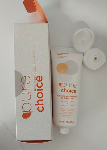Pure Choice Aydınlatıcı Canlandırıcı Cilt Bakım Kremi 75ml - Görsel 2