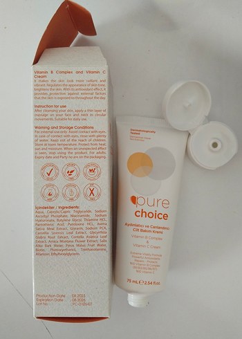 Pure Choice Aydınlatıcı Canlandırıcı Cilt Bakım Kremi 75ml - Görsel 5