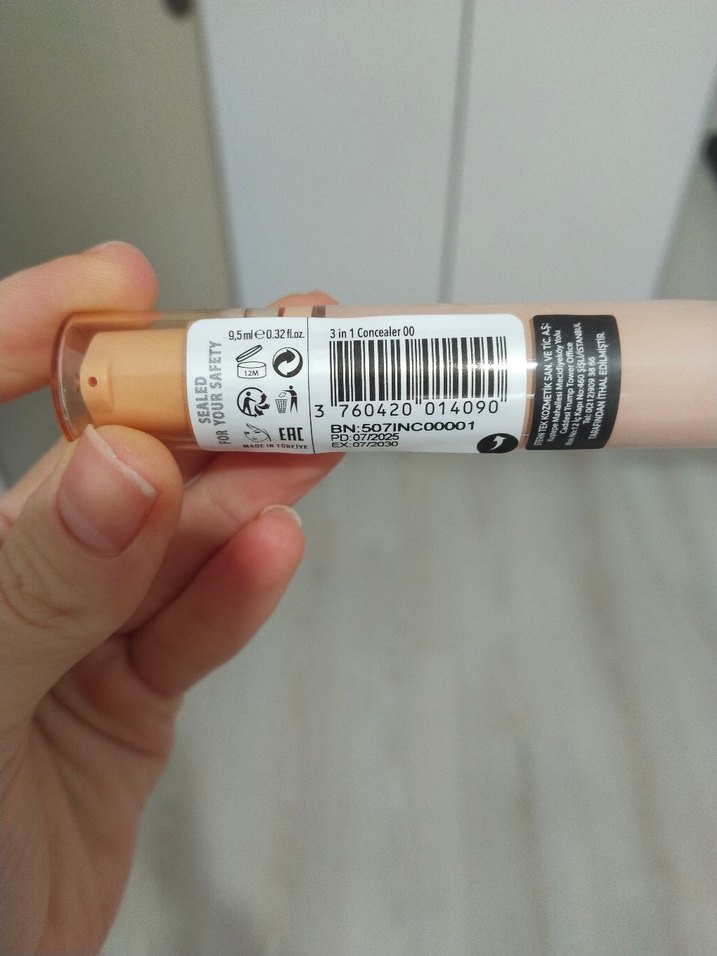 Note 3in1 Serum Concealer SPF50-00 Light Rengi - Görsel 3