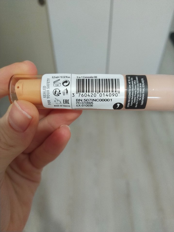 Note 3in1 Serum Concealer SPF50-00 Light Rengi - Görsel 4