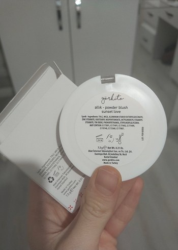 Görkito Toz Allık Sunset Love Rengi (Pembe) - Görsel 4
