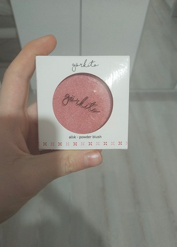 Görkito Toz Allık Sunset Love Rengi (Pembe) - Görsel 2