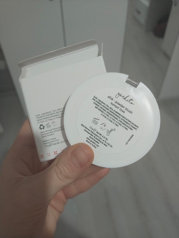 Görkito Toz Allık Sunset Love Rengi (Pembe) - Görsel 3