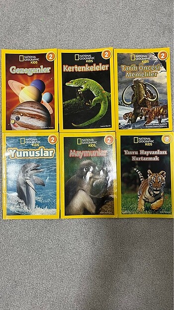  Beden Renk National Geographic kitap seti