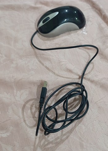 Kablolu siyah Gri Bilgisayar Mouse
