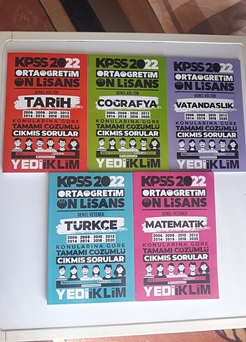 Yediiklim Çıkmış Sorular kpss