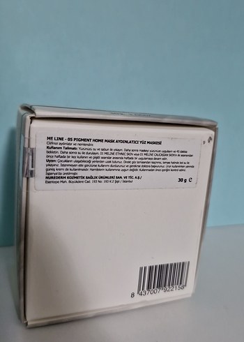 ME Line Pigment Home Mask Daily Care 30g - Görsel 4