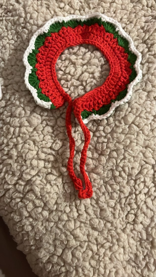 Gri Kış Temalı Kedi Boyunluğu - Görsel 3