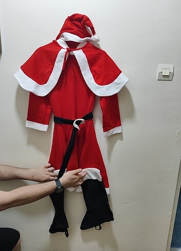 çocuk Noel anne kostumu