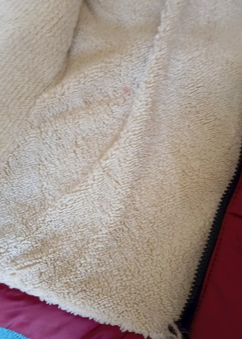 5 Yaş Beden bordo Renk Bordo Çocuk çocuk Kışlık Fermuarlı Mont