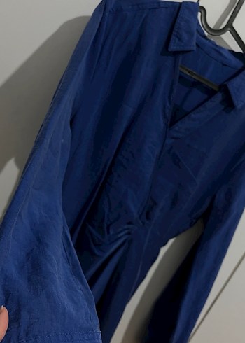 Lacivert Midi Kadın Elbise - Görsel 4