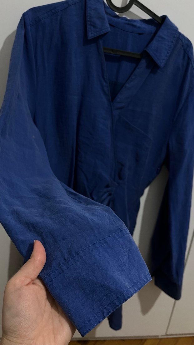 Lacivert Midi Kadın Elbise - Görsel 3