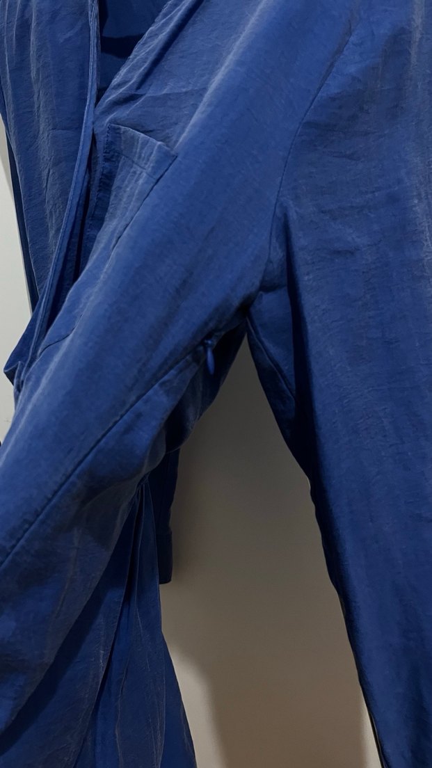 Lacivert Midi Kadın Elbise - Görsel 2