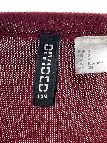 s Beden bordo Renk H&M Bluz %70 İndirimli.