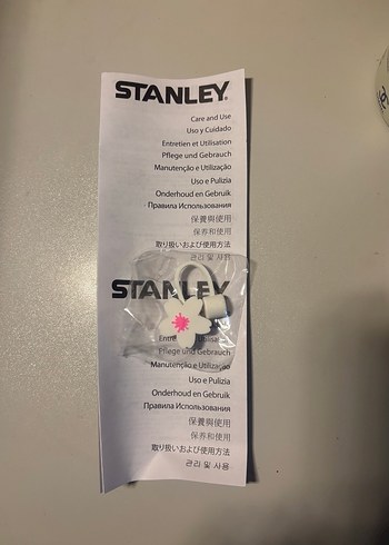  Beden Stanley Pembe Desenli Termos Kupa