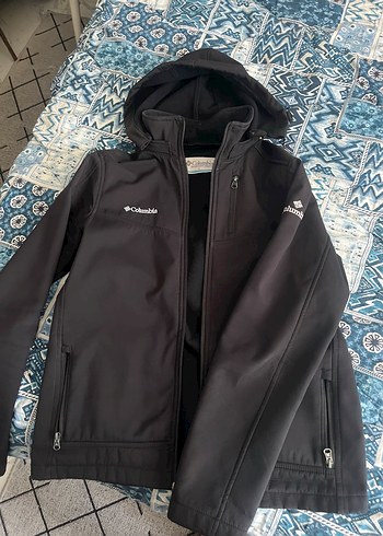 Columbia Siyah Kapusonlu Dis Mekan Ceket