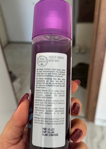 Bee Beauty Floral Dreams Vücut Spreyi - Görsel 5