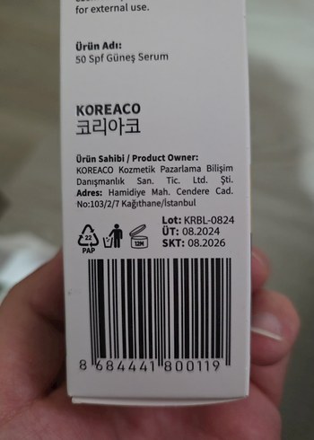 Koreaco Pure SPF50+ Konsantre Koruyucu - Görsel 2