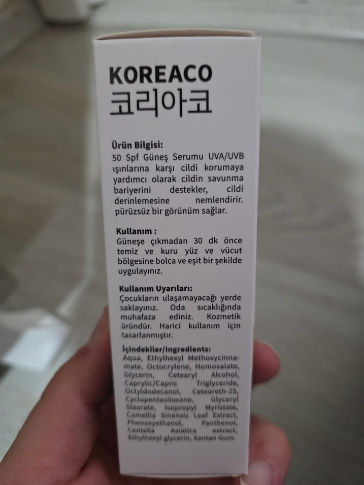 Koreaco Pure SPF50+ Konsantre Koruyucu - Görsel 3