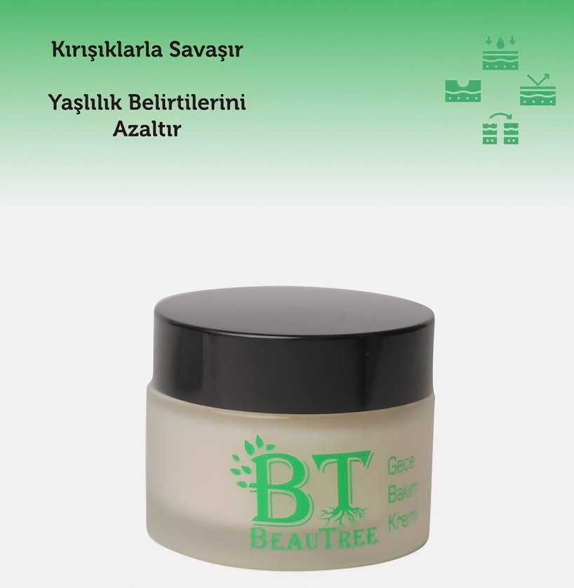 BEAUTREE BT Gece Bakım Kremi - Açık Bej - Görsel 2