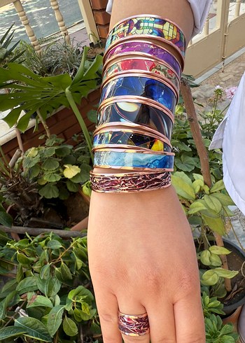 Saf Bakır bileklik %100 saf Bakır garantili - Görsel 8