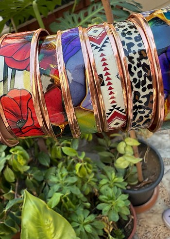 Saf Bakır bileklik %100 saf Bakır garantili - Görsel 3