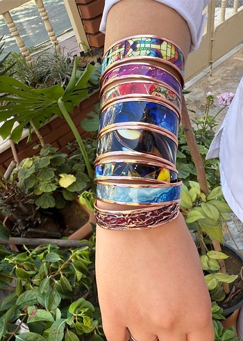 Saf Bakır bileklik %100 saf Bakır garantili - Görsel 10