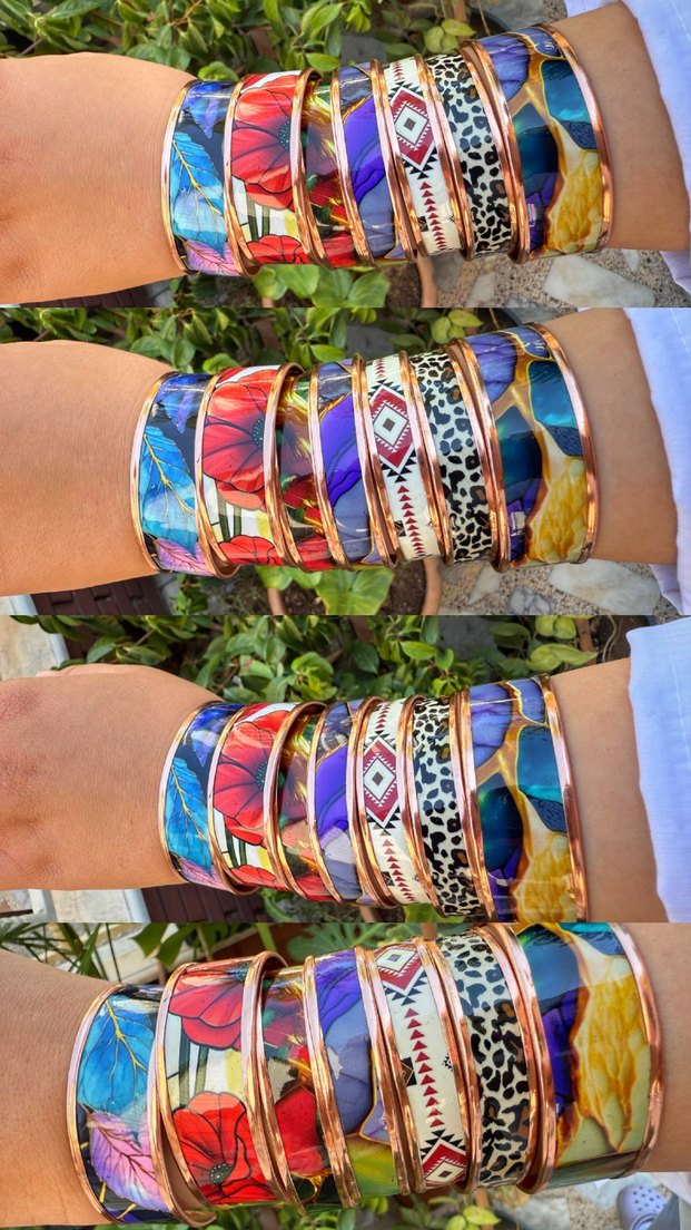 Saf Bakır bileklik %100 saf Bakır garantili - Görsel 2