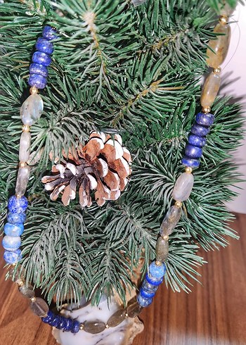 Labradorit Ay taşı kolye doğaltaş %100 orjinal - Görsel 3