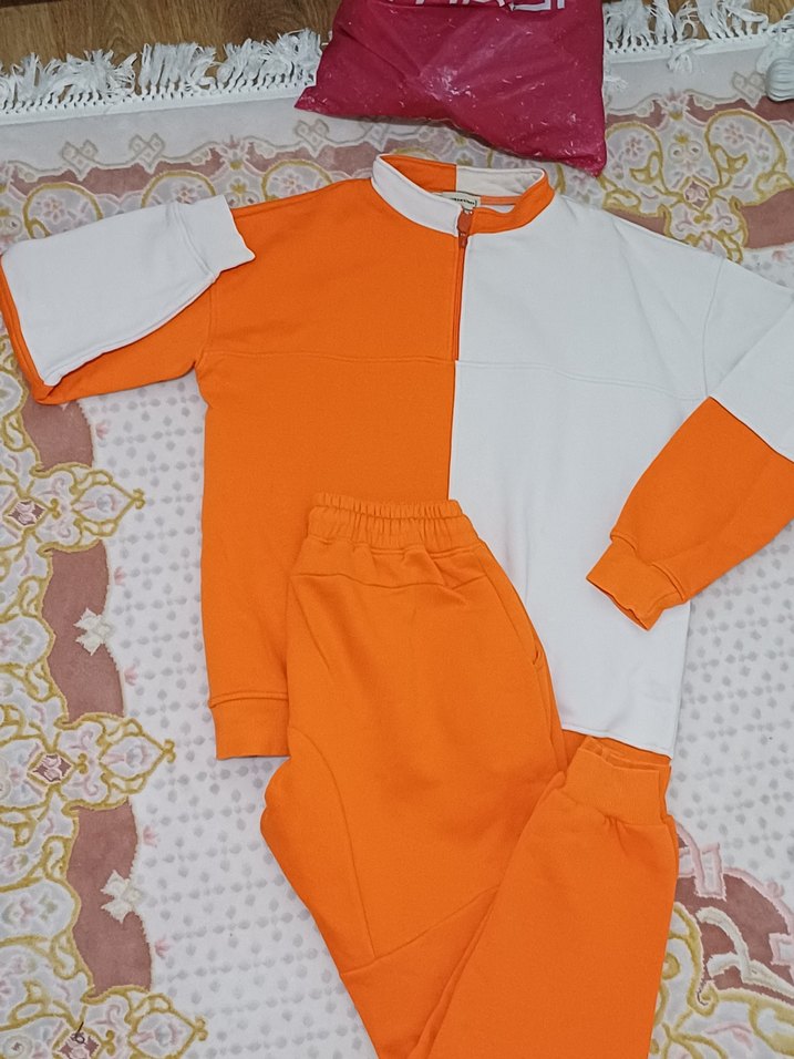 Renkli Erkek Oversize Eşofman Takımı - Görsel 2