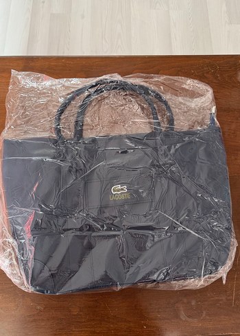 Lacoste Lacivert Deri Kadın Çanta - Görsel 3