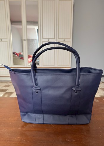 Lacoste Lacivert Deri Kadın Çanta - Görsel 2