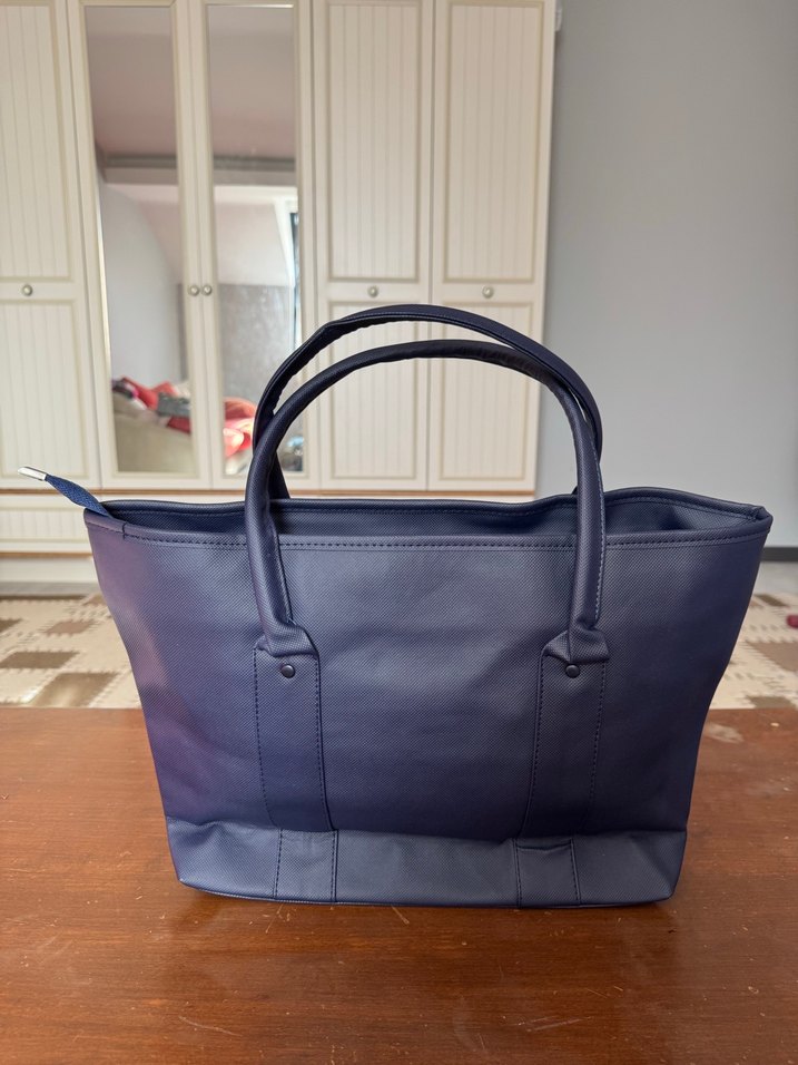 Lacoste Lacivert Deri Kadın Çanta - Görsel 2