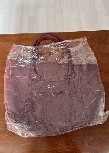 Bordo Deri Fermuarlı Kadın Çanta - Görsel 3