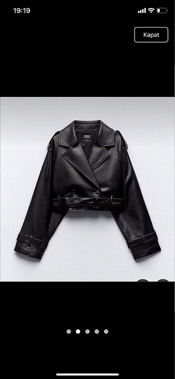 Zara Zara crop blazer ceket