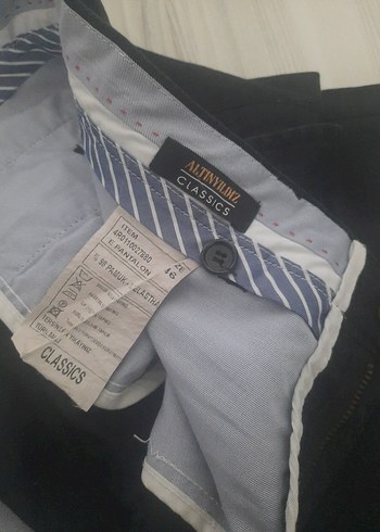 Altınyıldız Erkek  Siyah  Kumaş Pantolon - Görsel 5