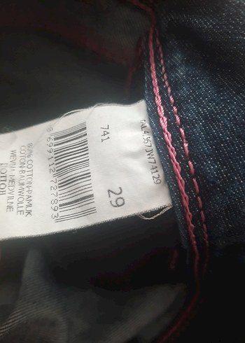 Kadın Lacivert Kot Pantolon - Görsel 7