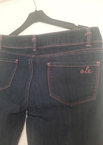 Kadın Lacivert Kot Pantolon - Görsel 5